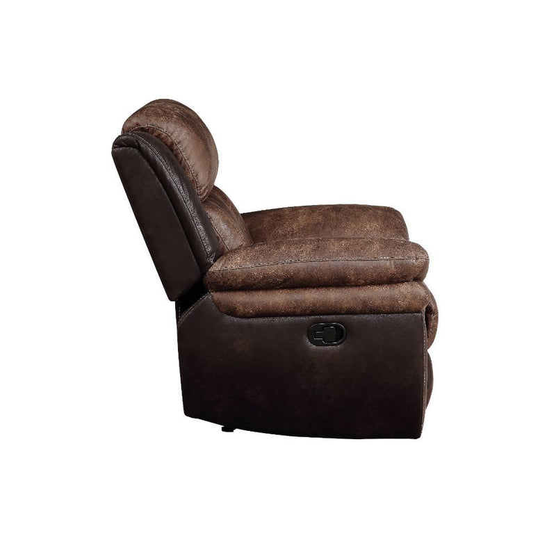 Jaylen - Recliner - Toffee & Espresso Polished Microfiber - Urban Living Furniture (Los Angeles, CA)