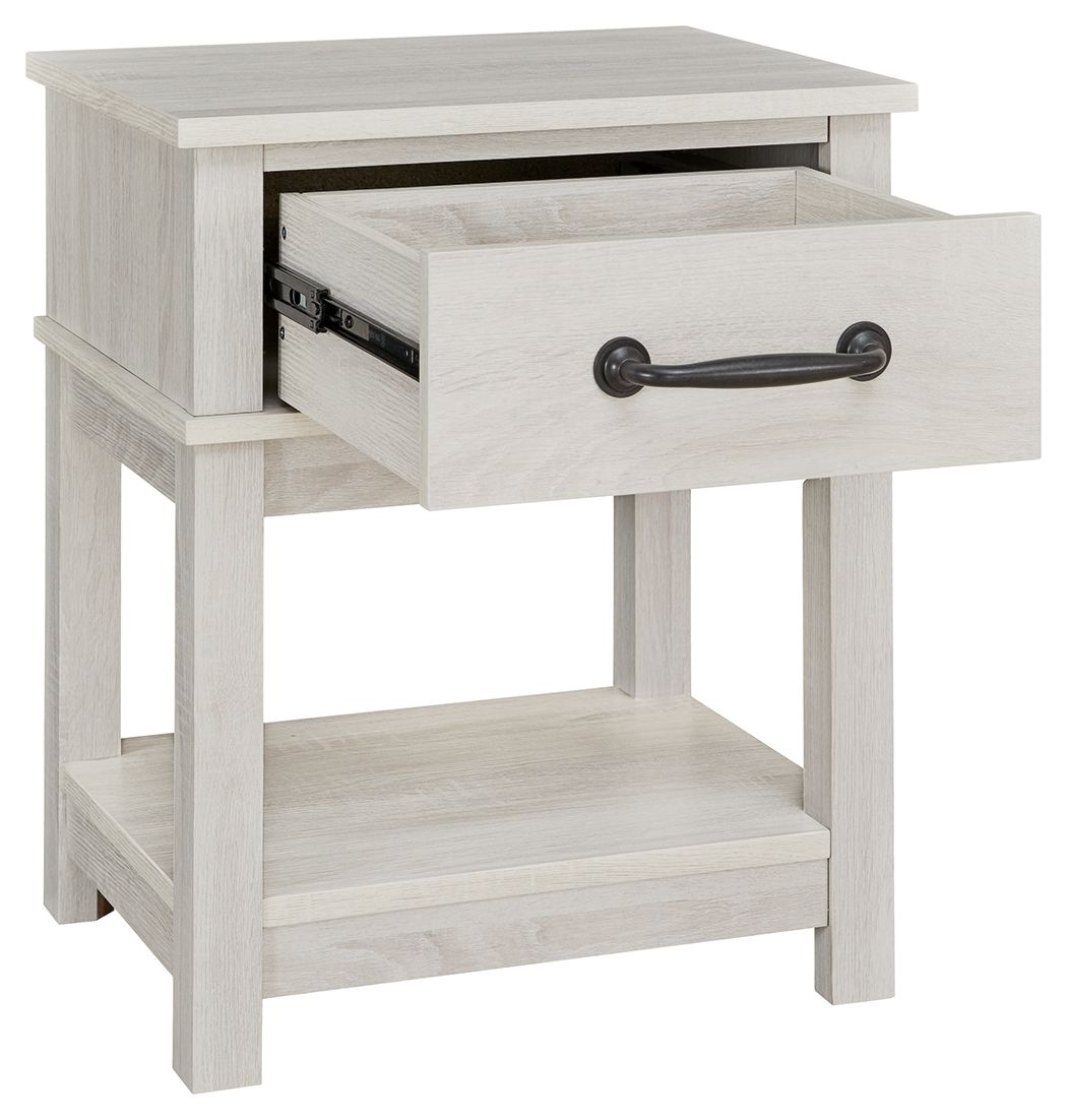 Dorrinson - White - One Drawer Night Stand - Urban Living Furniture (Los Angeles, CA)