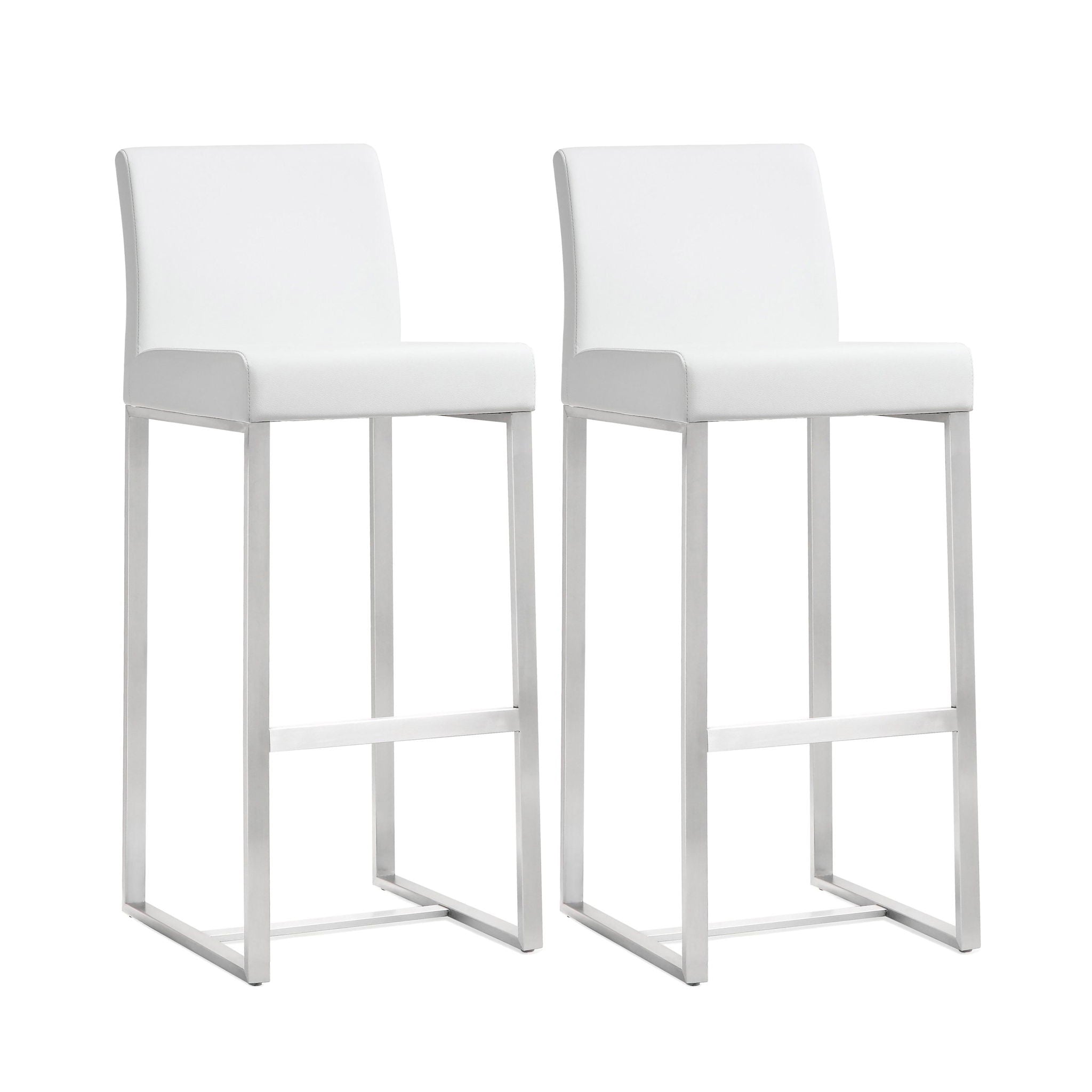 Denmark - Stainless Steel Barstool (Set of 2) - Urban Living Furniture (Los Angeles, CA)