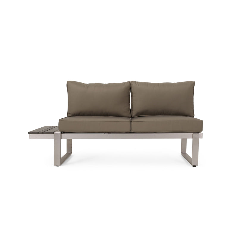Sterling - Outdoor V Shaped 5 Seater Sofa Set With Cushions
