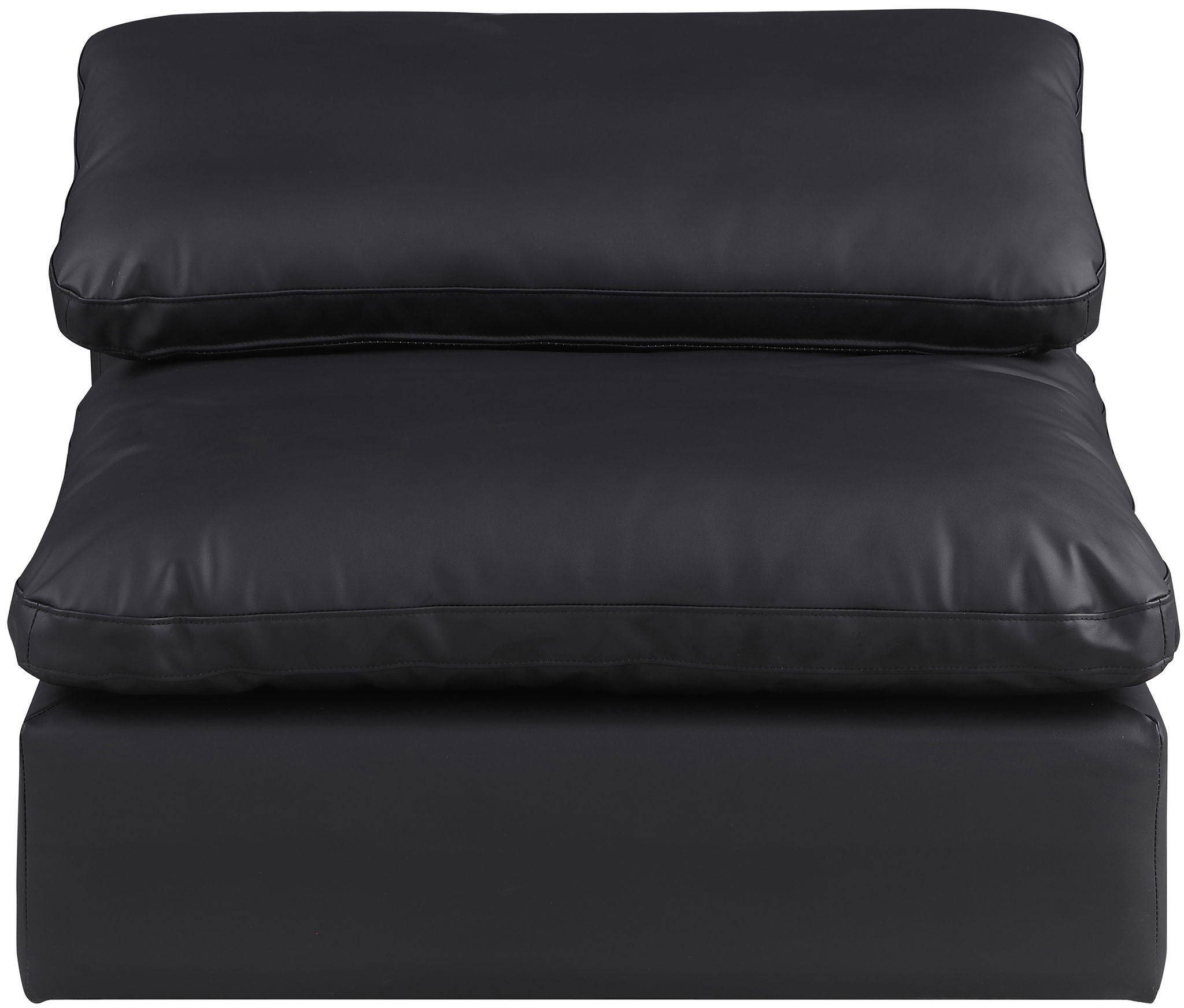 Comfy - Faux Leather Armless Chair - Urban Living Furniture (Los Angeles, CA)