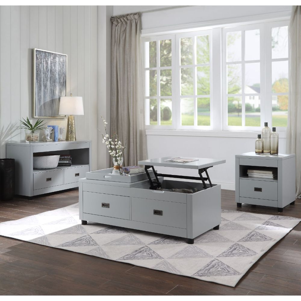 Eleanor - Coffee Table - Dove Gray - Urban Living Furniture (Los Angeles, CA)