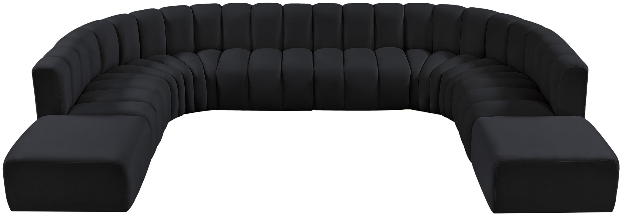 Arc - Velvet Modular Sectional - Urban Living Furniture (Los Angeles, CA)