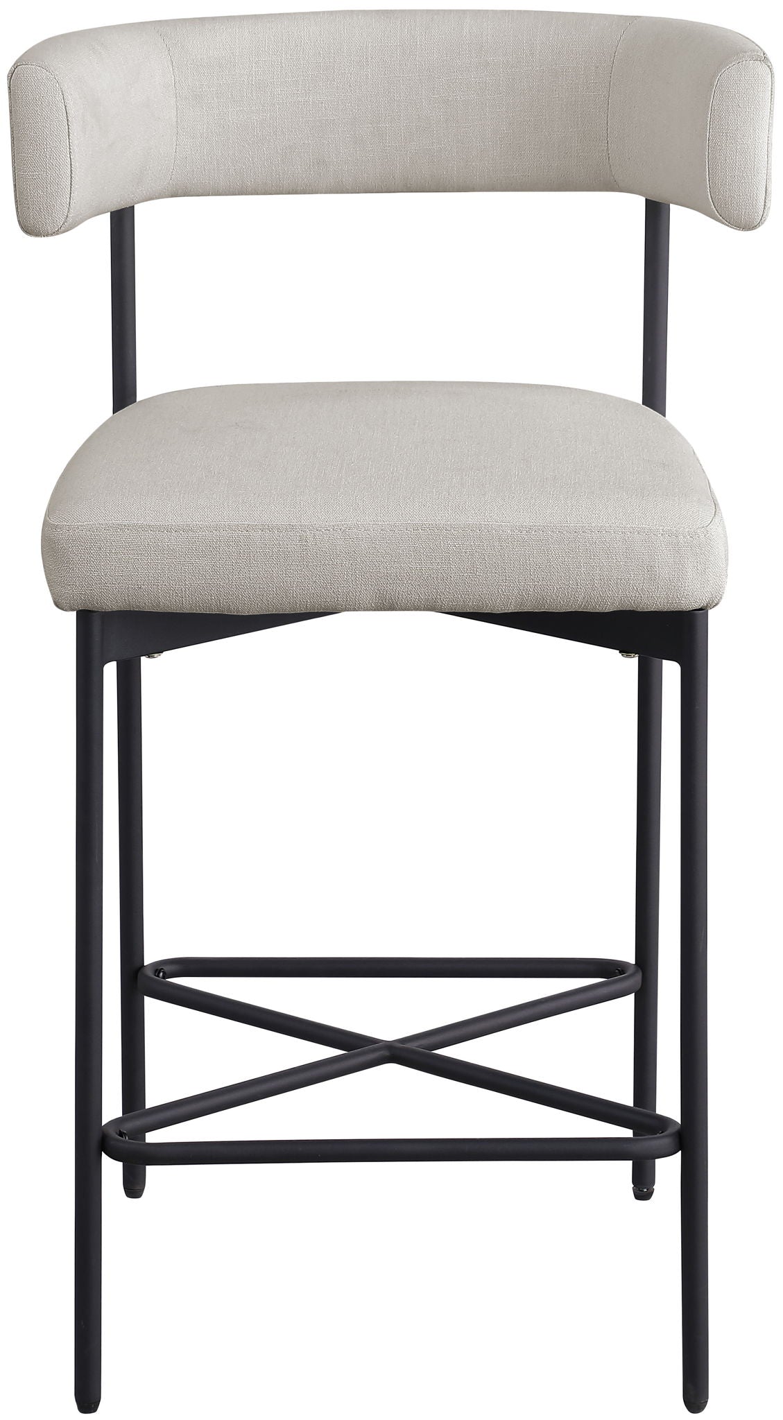 Rivage - Durable Stool With Black Frame (Set of 2) - Urban Living Furniture (Los Angeles, CA)