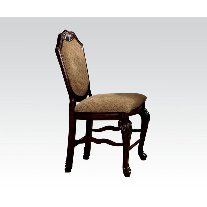 Chateau De Ville - Counter Height Chair (Set of 2) - Fabric & Espresso - Urban Living Furniture (Los Angeles, CA)