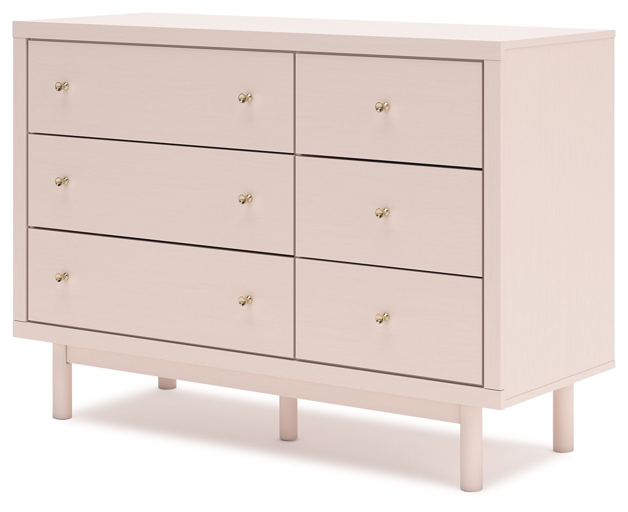 Wistenpine - Blush - Six Drawer Dresser - Urban Living Furniture (Los Angeles, CA)
