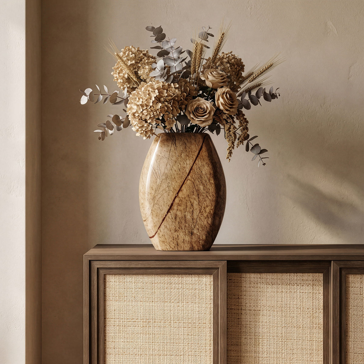 Sadie - Genuine Marble Vase
