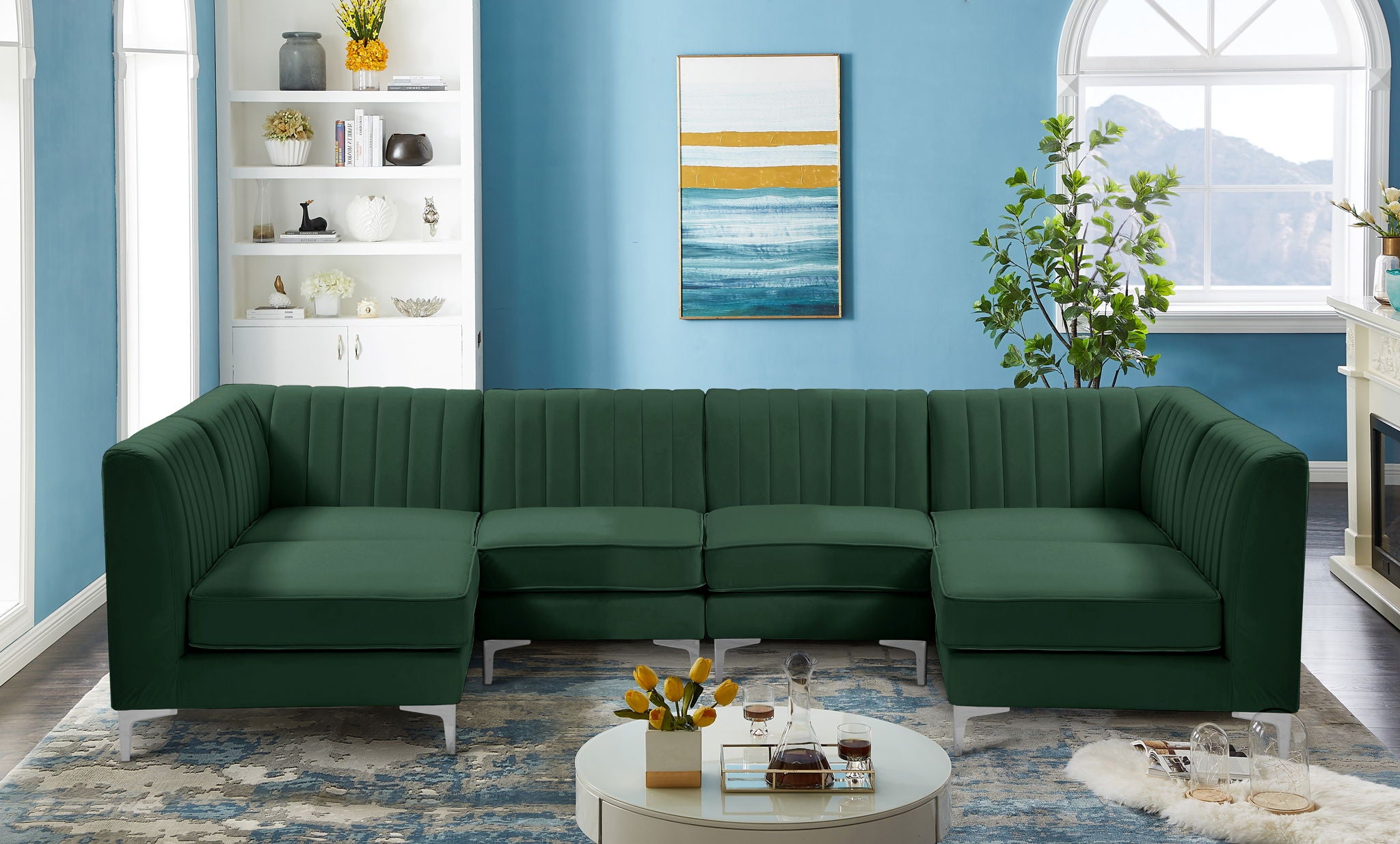 Alina - 6 Piece Modular U-Shaped Sectional - Urban Living Furniture (Los Angeles, CA)