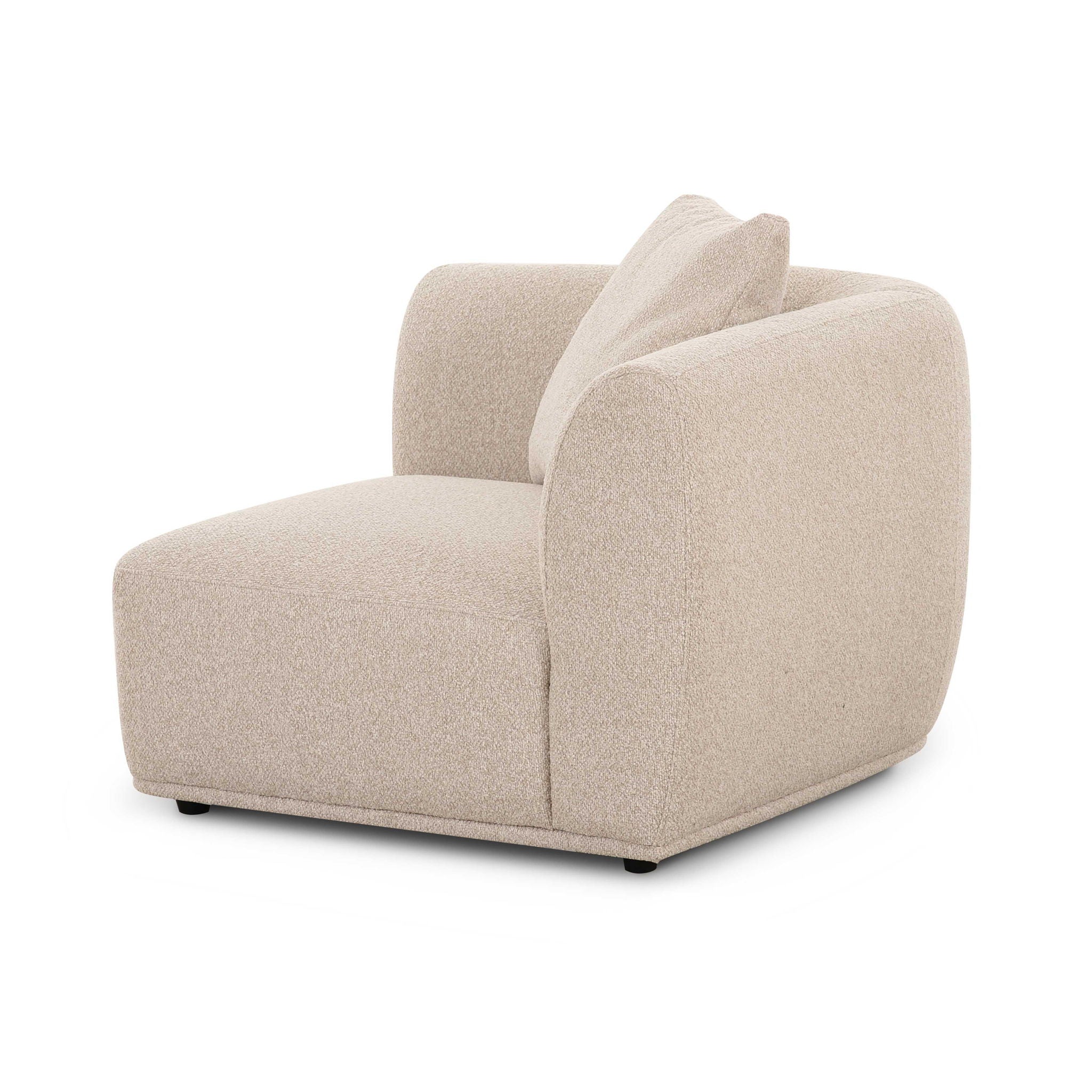 Sylvie - Corner Chair - Cream - Urban Living Furniture (Los Angeles, CA)
