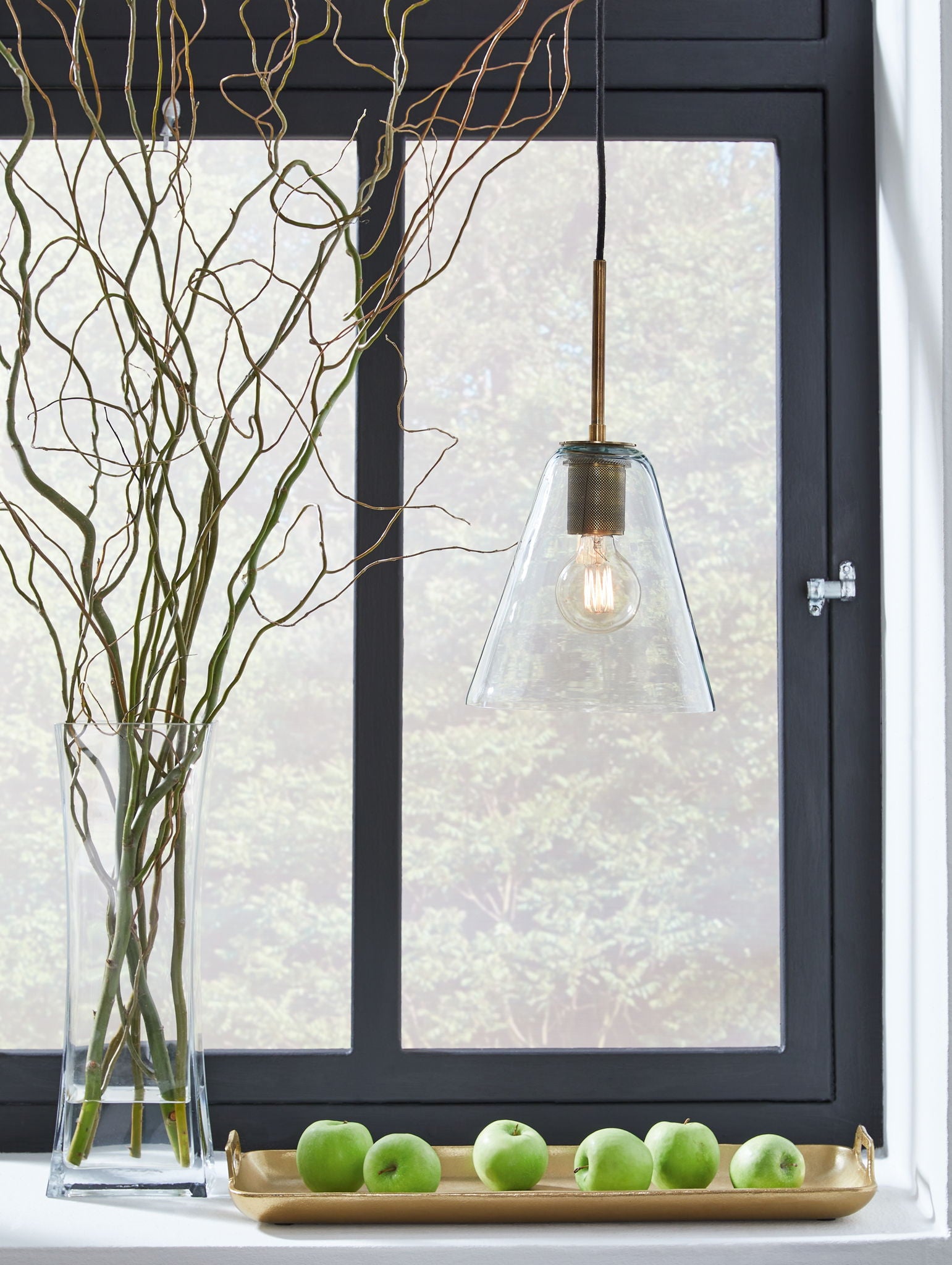 Collbrook - Glass Pendant Light - Urban Living Furniture (Los Angeles, CA)