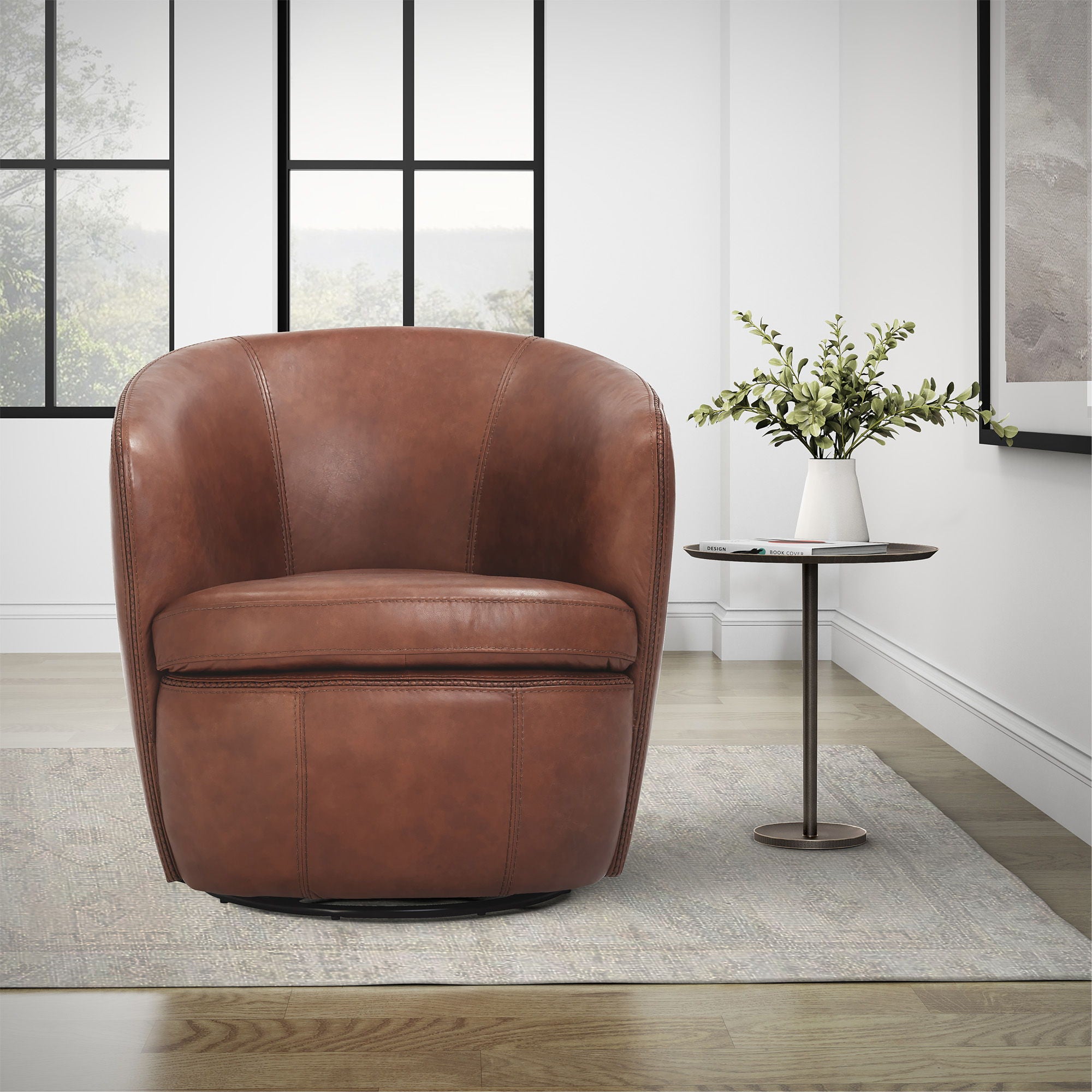 Barolo - Swivel Club Chair - Urban Living Furniture (Los Angeles, CA)