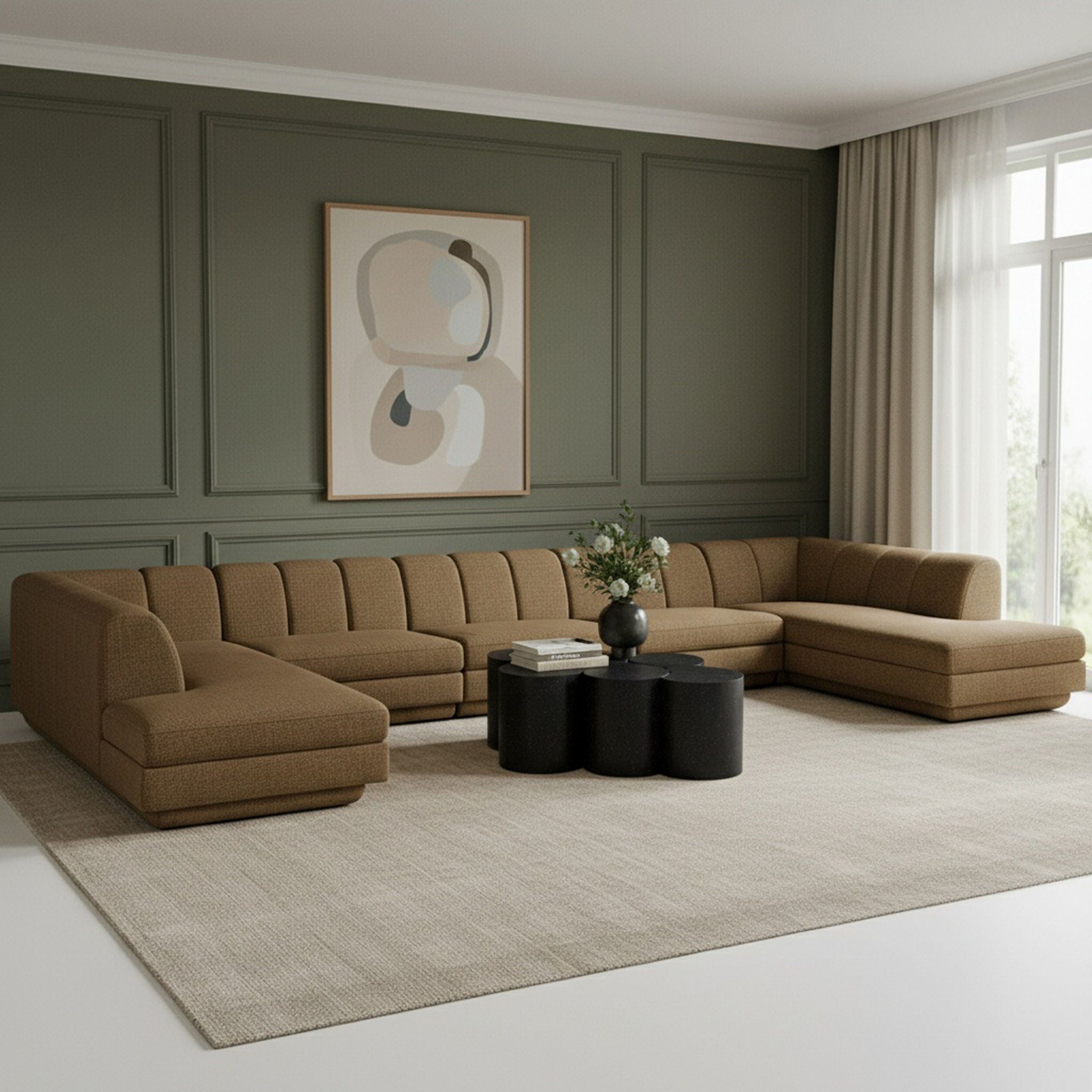 Modari - Sectional - Brown - Urban Living Furniture (Los Angeles, CA)