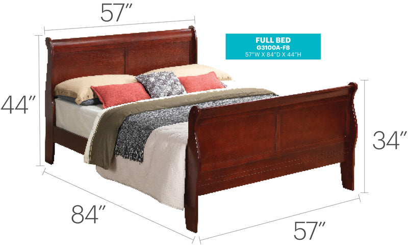 Panel Sleigh Bed - Urban Living Furniture (Los Angeles, CA)