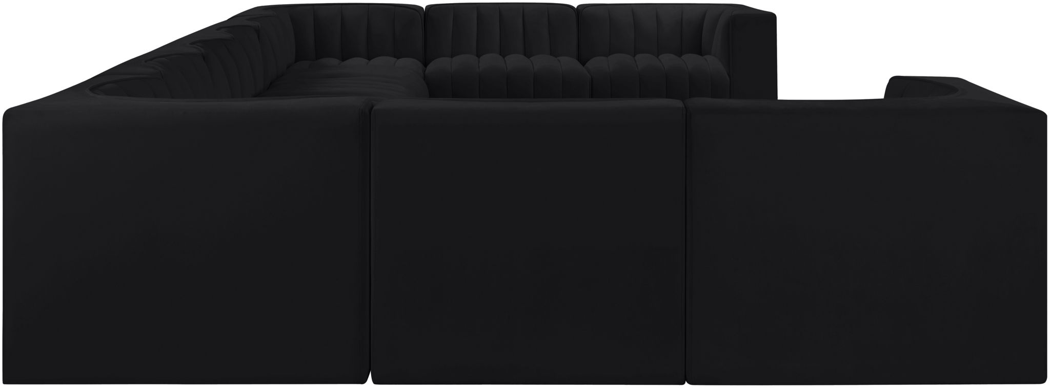 Rummi - Velvet Performance Fabric Upholstered 10 Piece Modular Sectional - Urban Living Furniture (Los Angeles, CA)