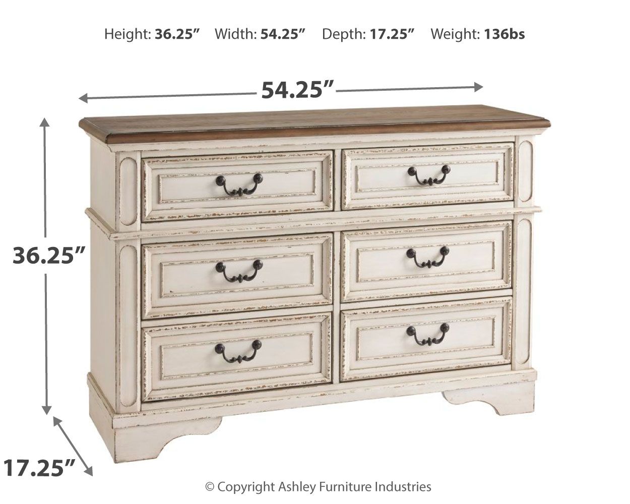 Realyn - Dresser, Mirror - Urban Living Furniture (Los Angeles, CA)