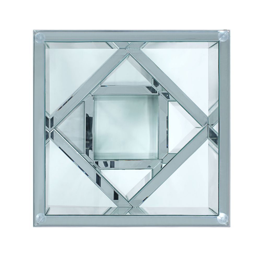 Noralie - End Table - Mirrored & Faux Diamonds - Urban Living Furniture (Los Angeles, CA)