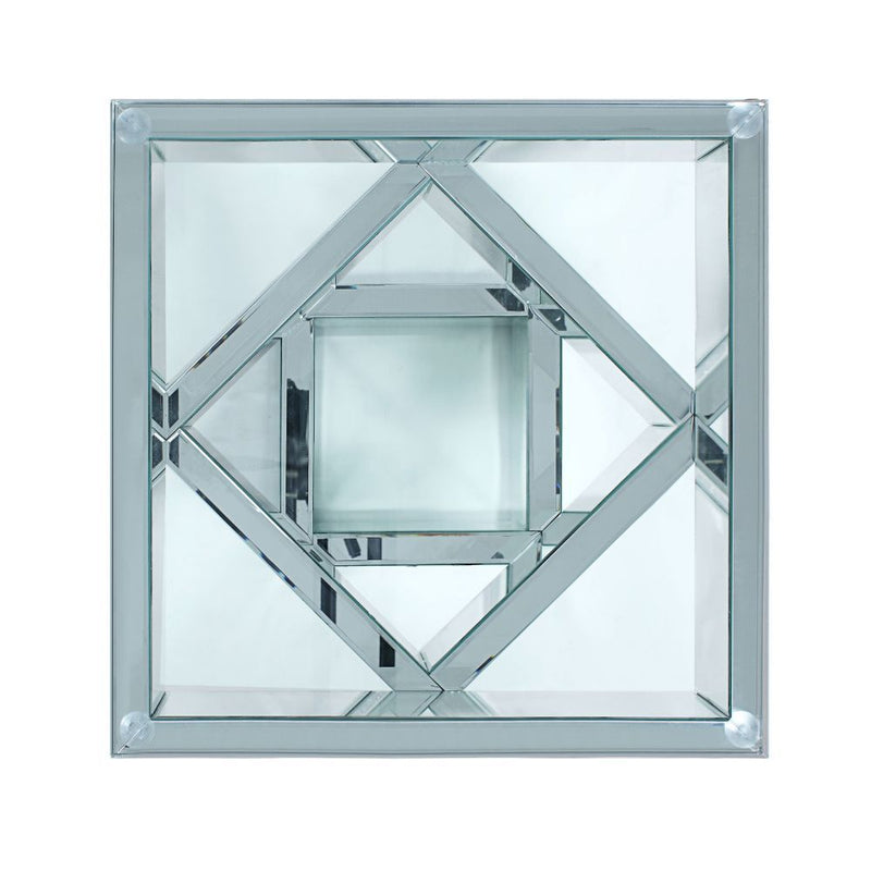 Noralie - End Table - Mirrored & Faux Diamonds - Urban Living Furniture (Los Angeles, CA)