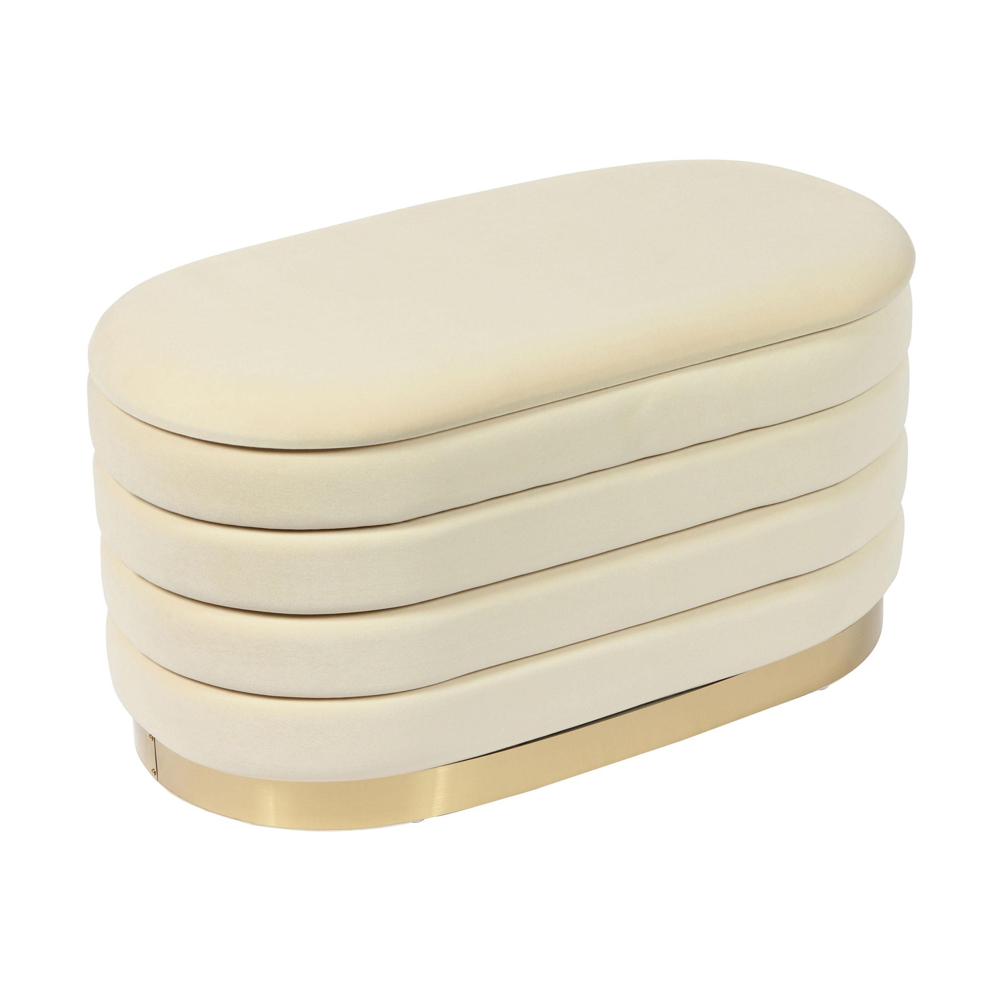 Lillian - Velvet Storage Bench - Urban Living Furniture (Los Angeles, CA)