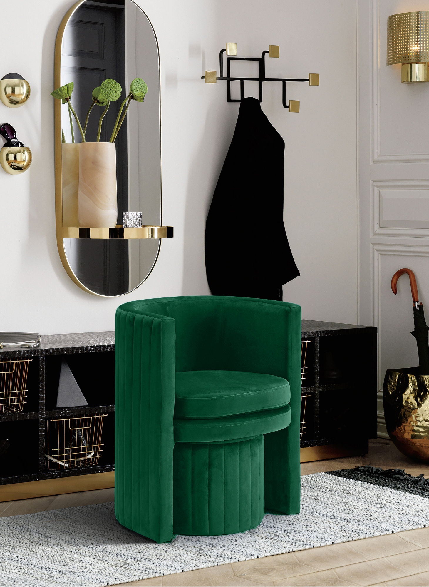 Selena - Accent Chair and Ottoman Set - Urban Living Furniture (Los Angeles, CA)