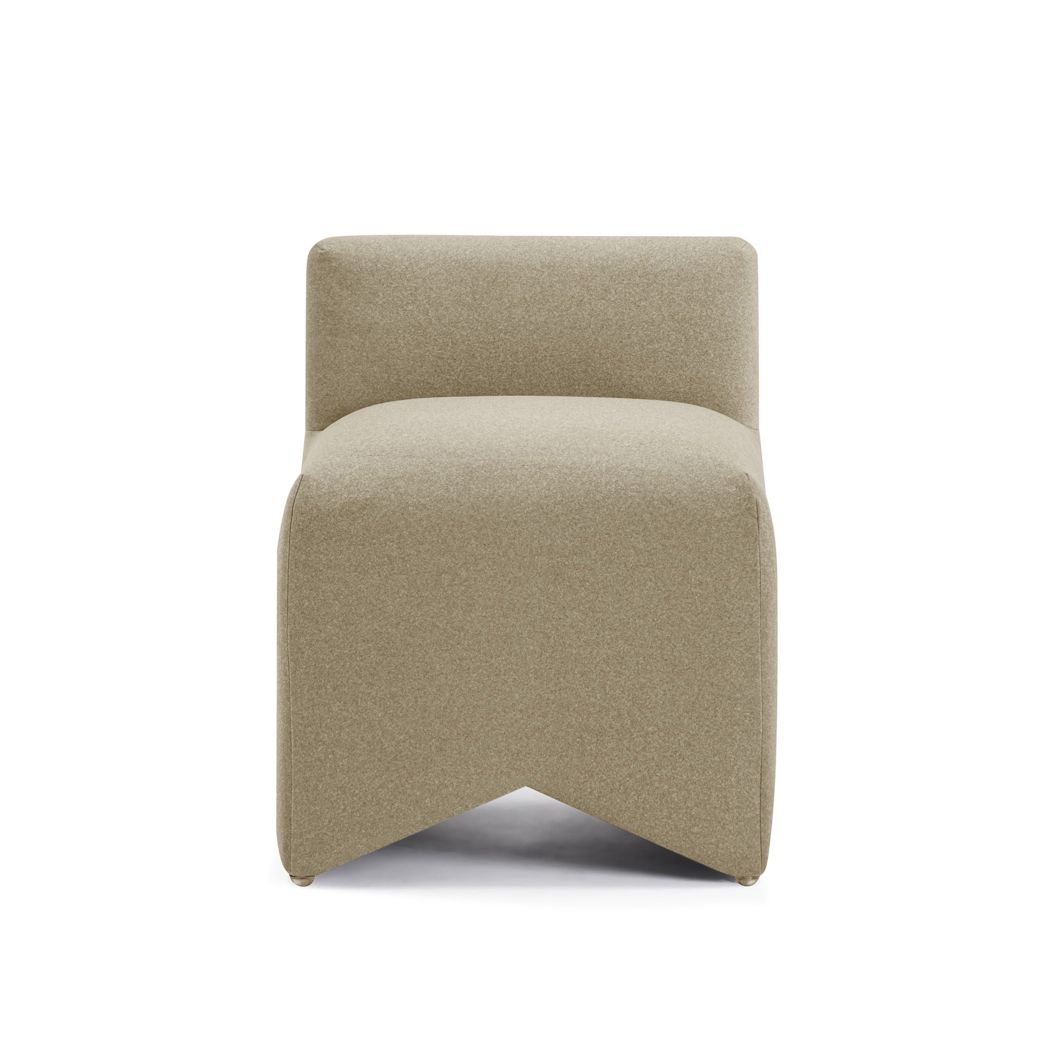 Pippa - Mohair Stool - Taupe