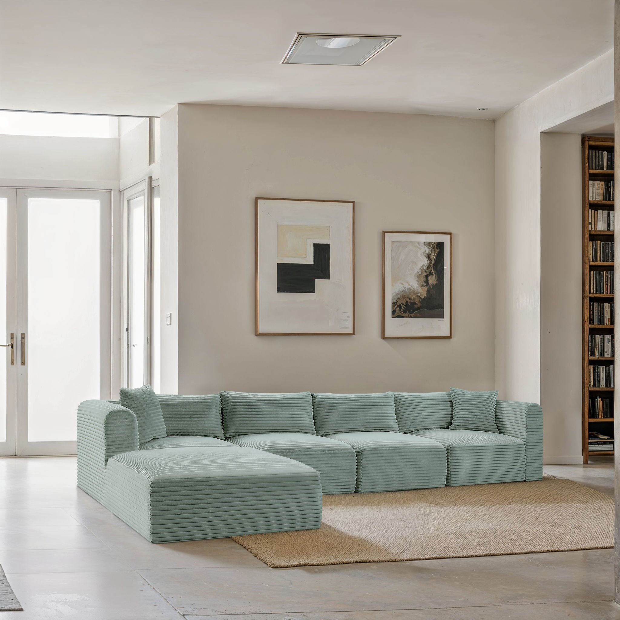 Shaggy - 5 Piece Modular Sectional With Ottoman - Urban Living Furniture (Los Angeles, CA)