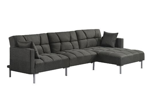 Duzzy - Sectional Sofa - Dark Gray Fabric - Urban Living Furniture (Los Angeles, CA)