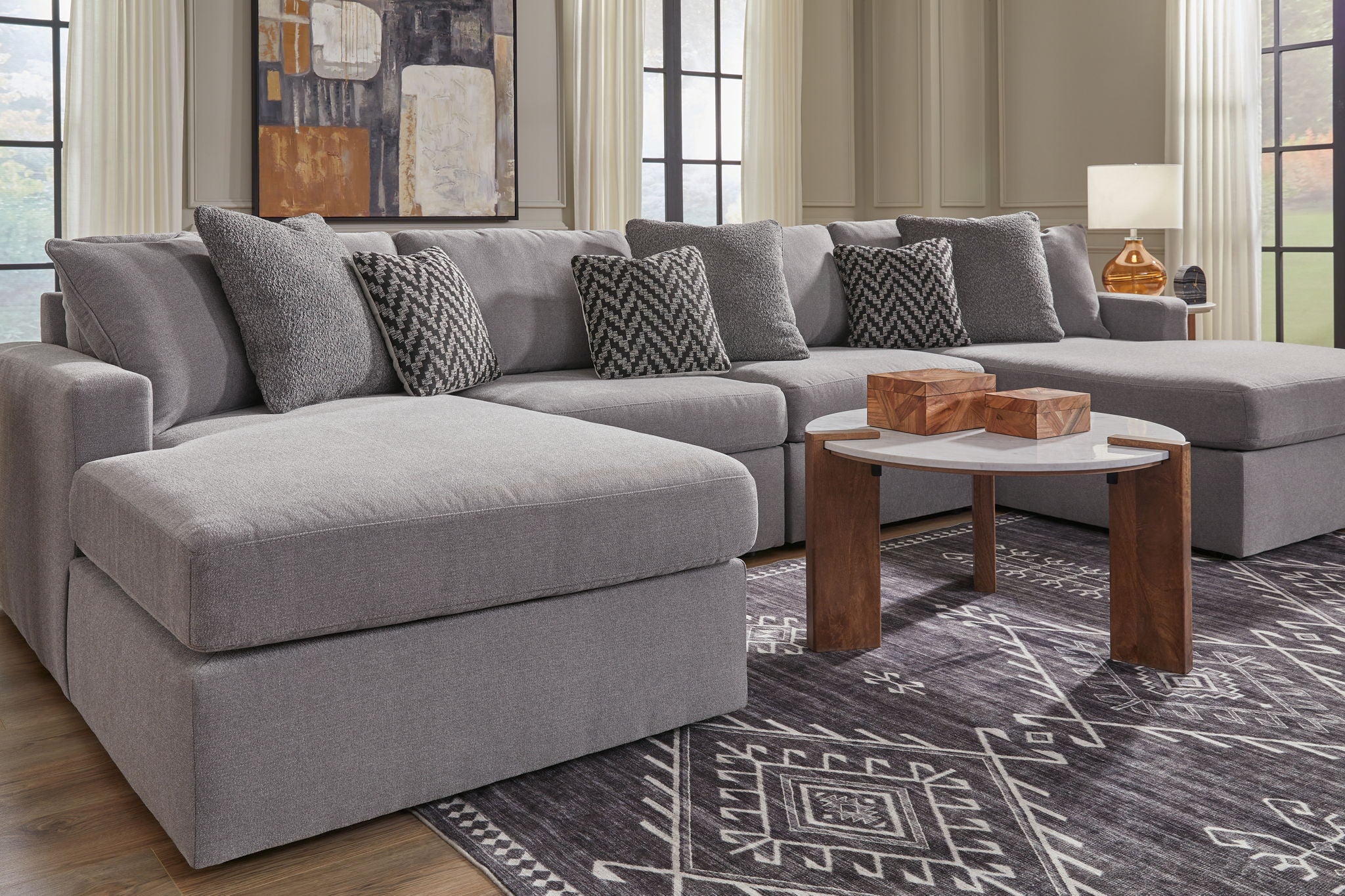 Modmax - Granite - Sectional - Urban Living Furniture (Los Angeles, CA)