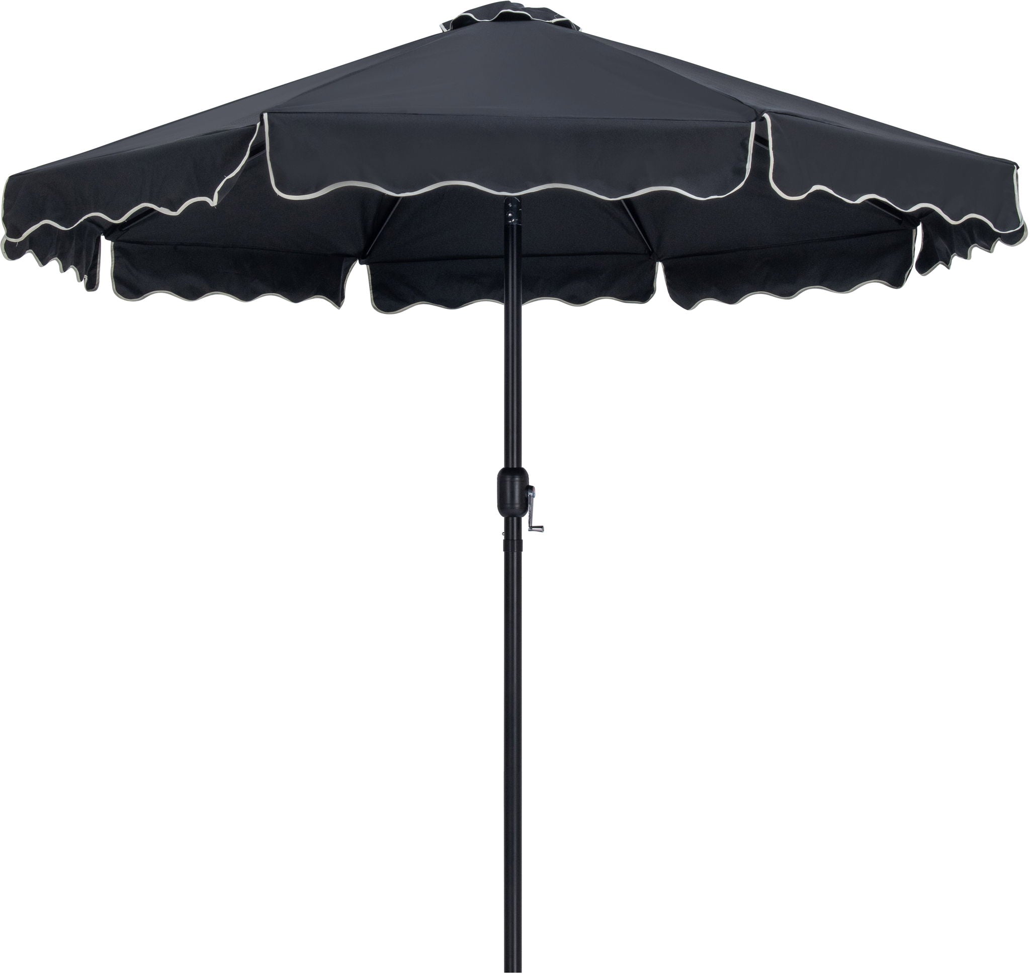 Amalfi - Aluminum Patio Umbrella - White Base / Black Pole - Urban Living Furniture (Los Angeles, CA)