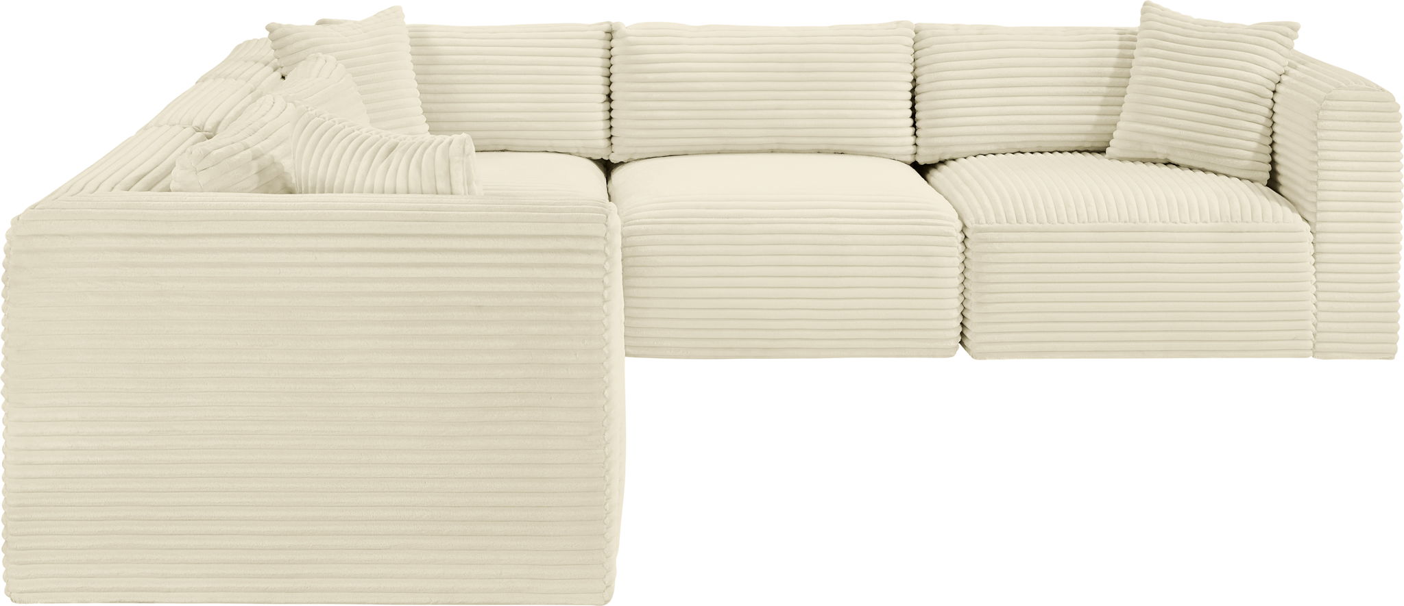 Shaggy - 5 Piece Modular Corner Sectional - Urban Living Furniture (Los Angeles, CA)