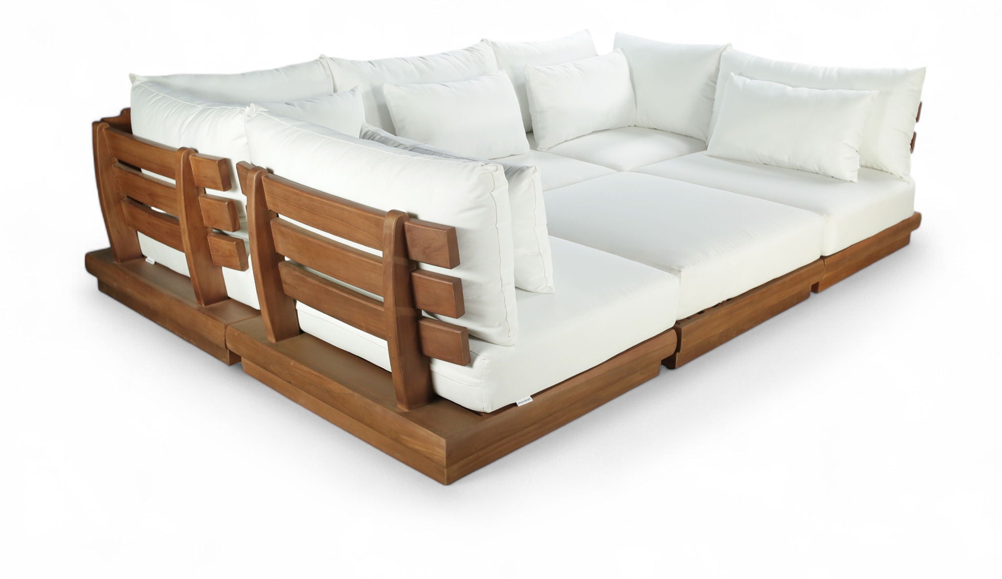 Mirella - 6 Piece Water Resistant Fabric Upholstered Outdoor Patio Modular Sectional - Urban Living Furniture (Los Angeles, CA)