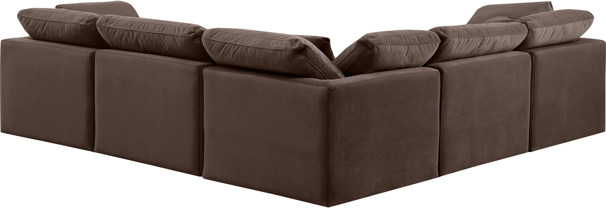 Indulge - Velvet 5 Piece Modular Corner Sectional - Urban Living Furniture (Los Angeles, CA)