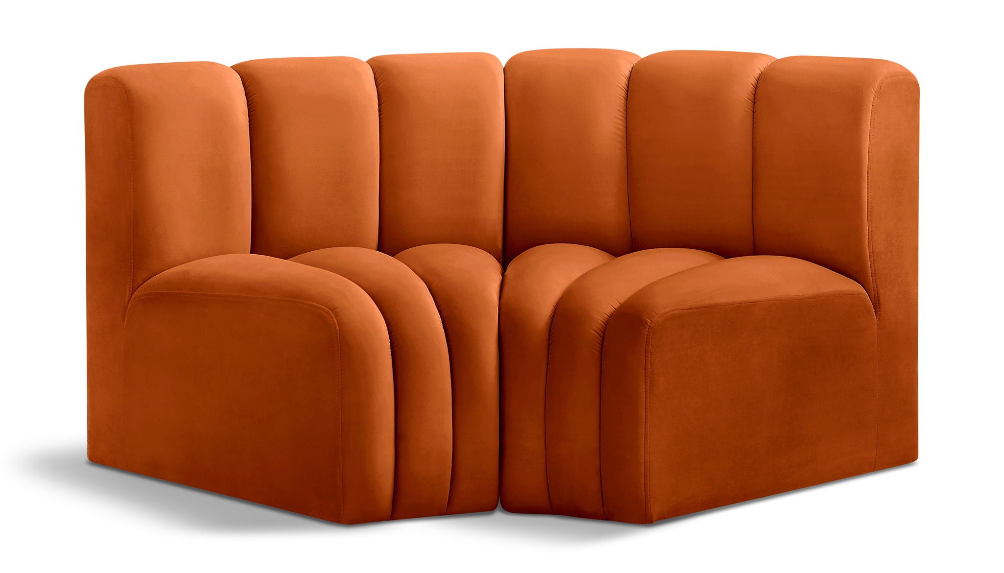 Arc - Velvet 2 Piece Modular Sofa - Urban Living Furniture (Los Angeles, CA)
