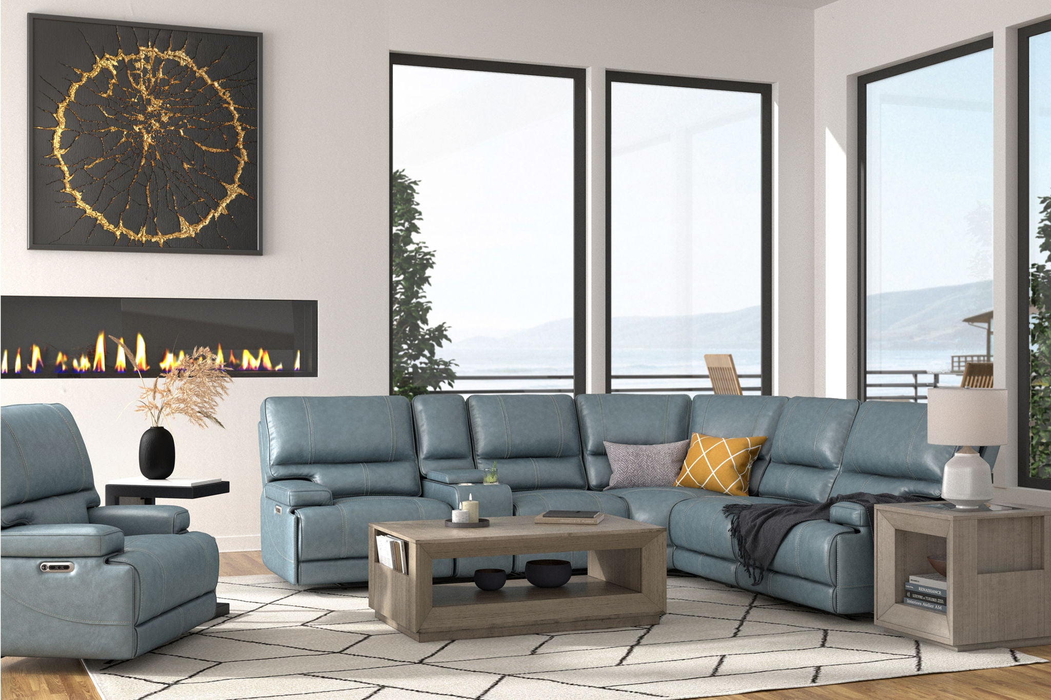 Whitman - Power Reclining Sectional