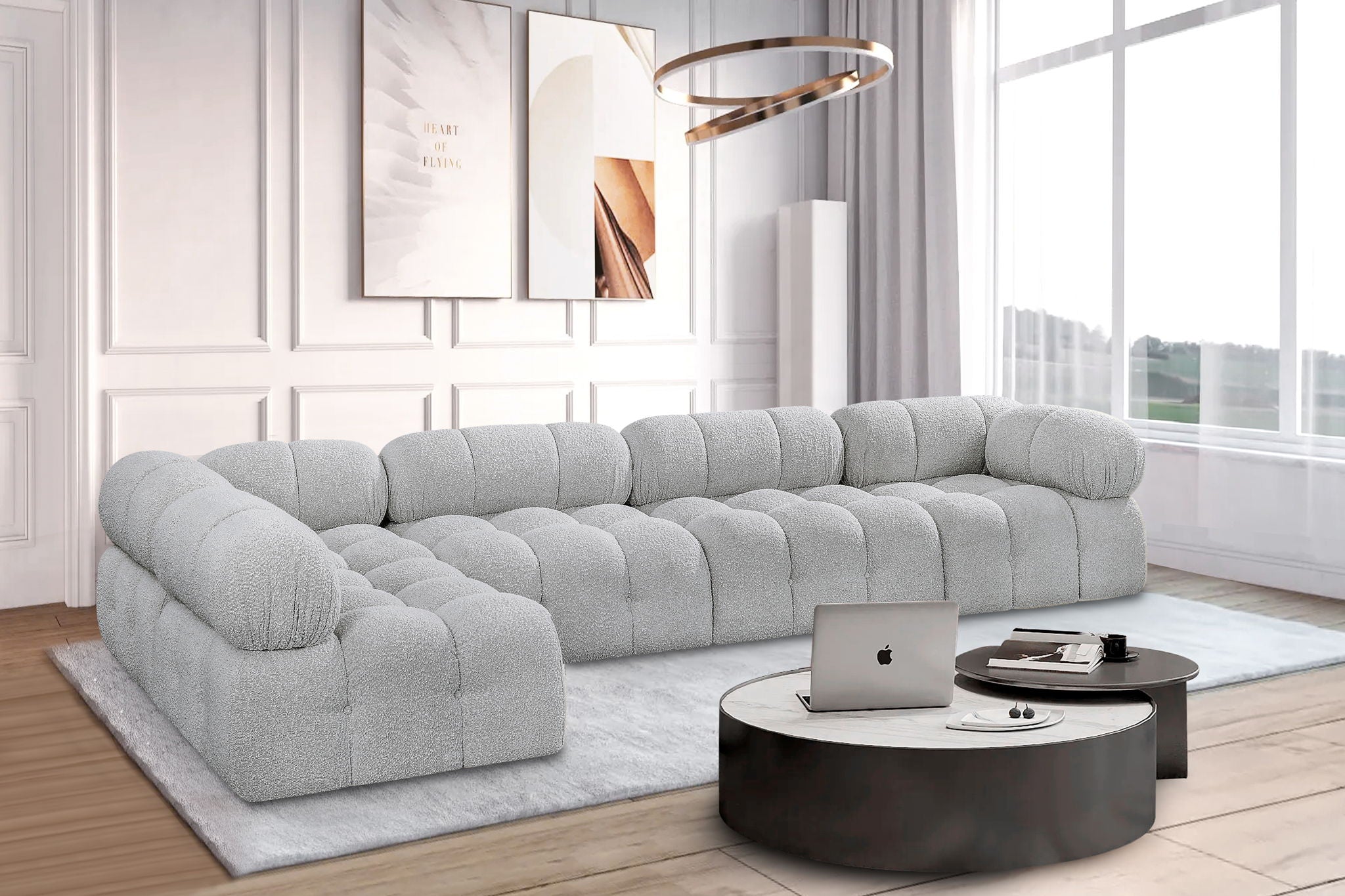 Ames - 5 Piece Modular L-Shaped Sectional - Urban Living Furniture (Los Angeles, CA)