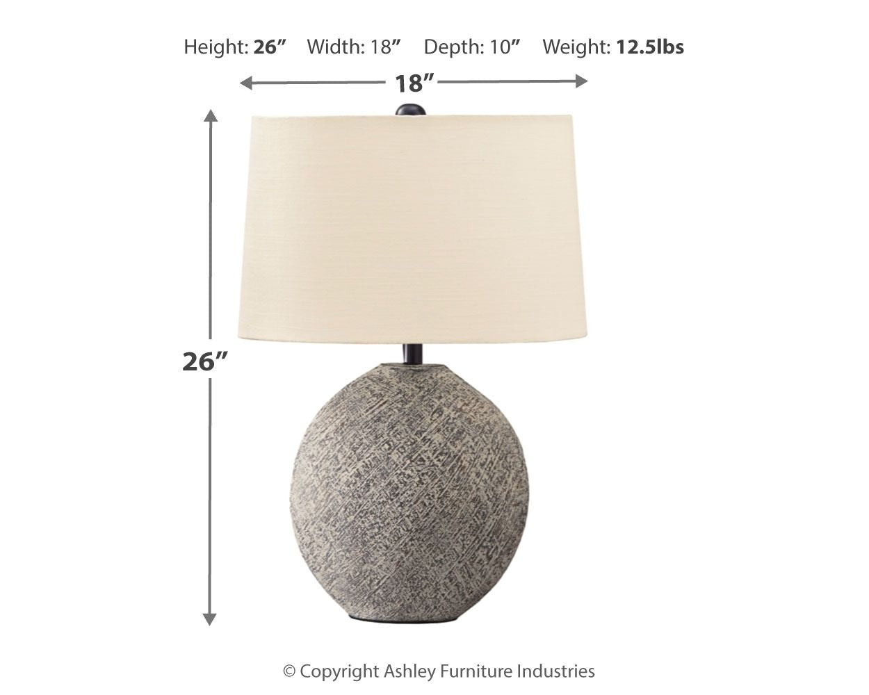 Harif - Beige - Paper Table Lamp - Urban Living Furniture (Los Angeles, CA)