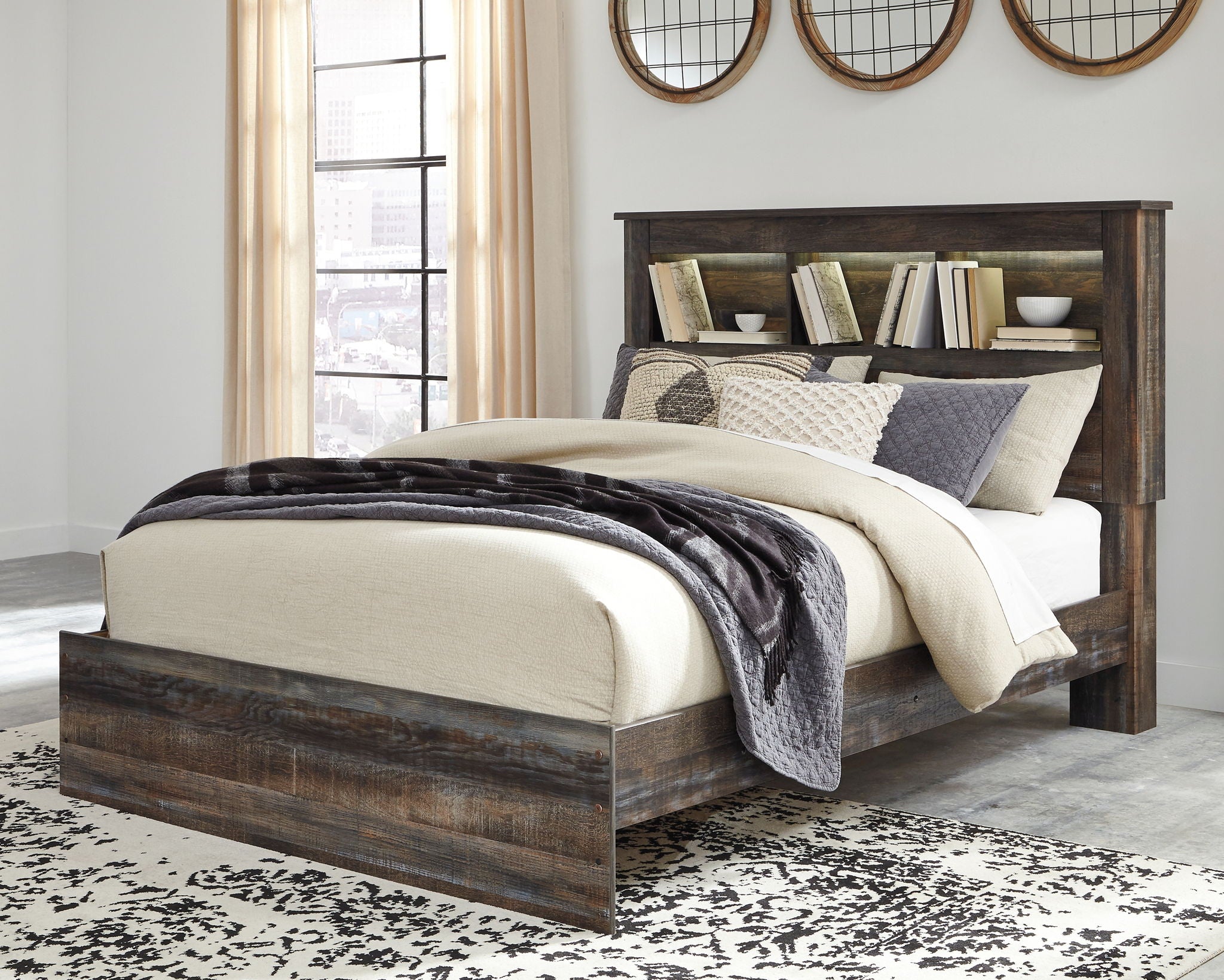 Drystan - Panel Bookcase Bed - Urban Living Furniture (Los Angeles, CA)