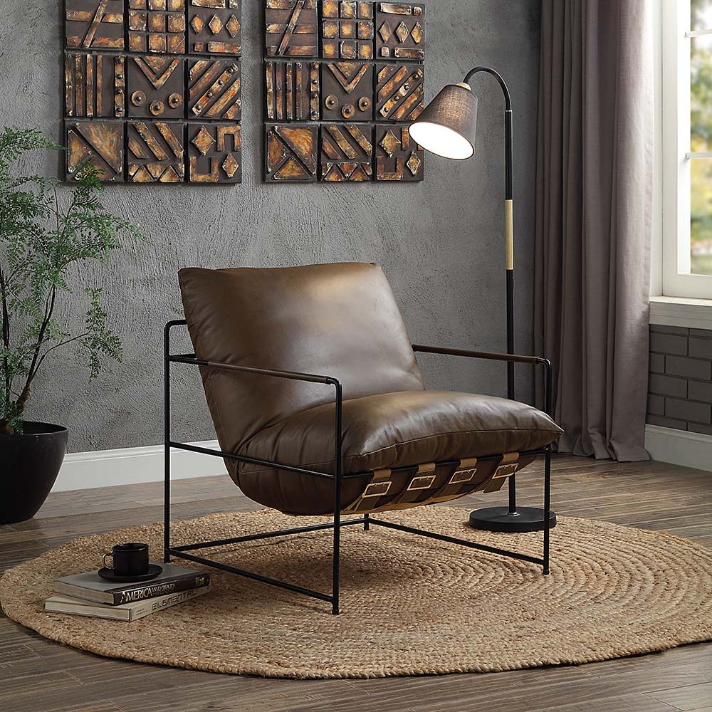 Oralia - Accent Chair - Saturn Top Grain Leather - Urban Living Furniture (Los Angeles, CA)