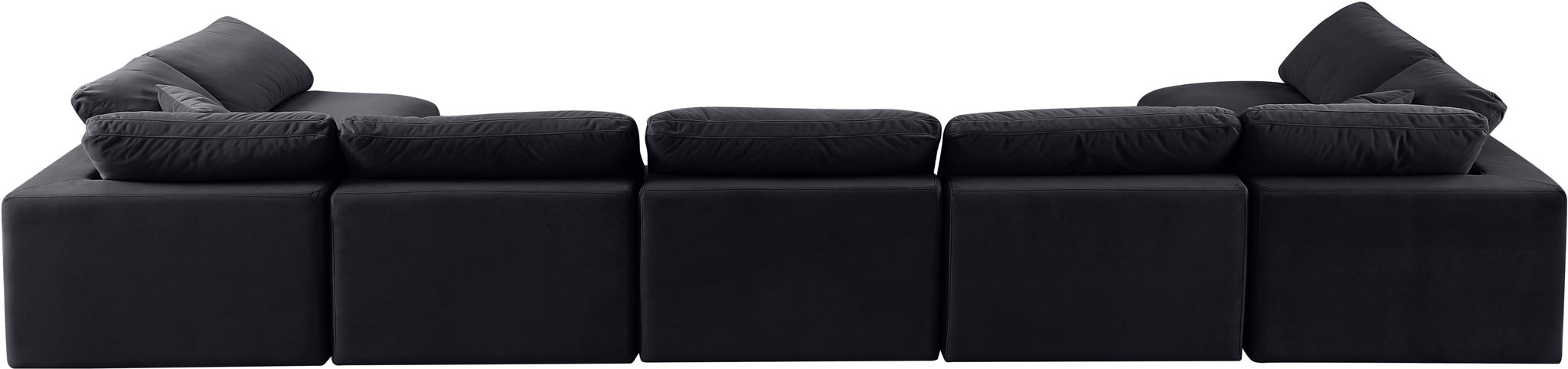 Comfy - 7 Piece Velvet Modular Armless Sectional - Urban Living Furniture (Los Angeles, CA)