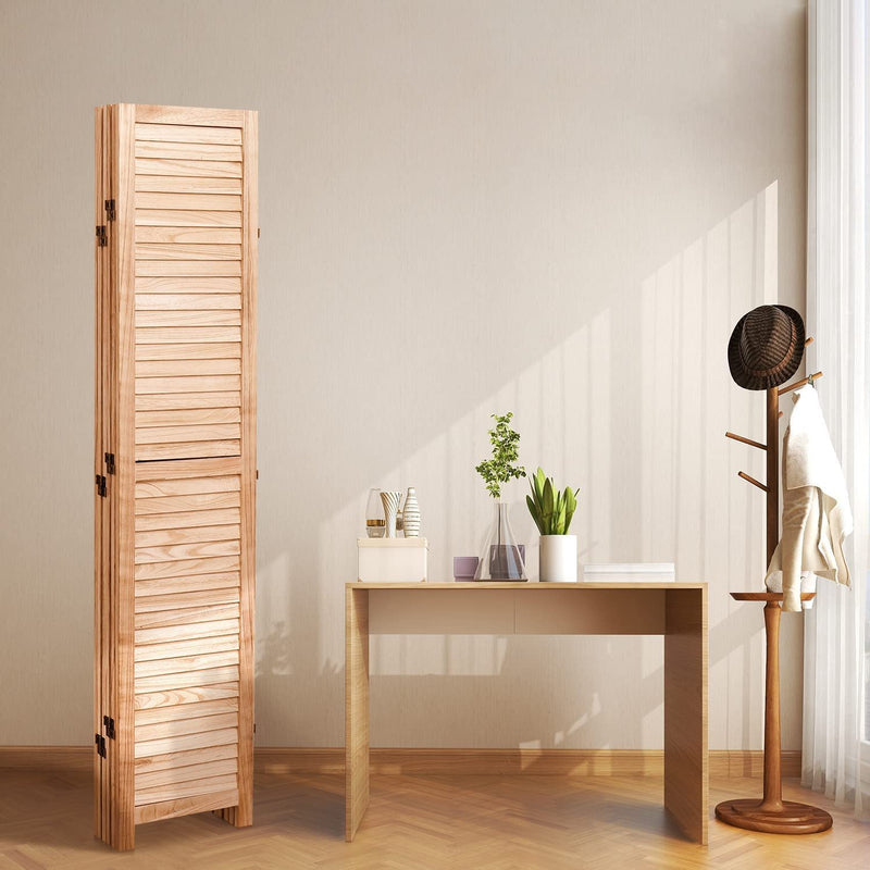 Panel Wooden Folding Room Divider