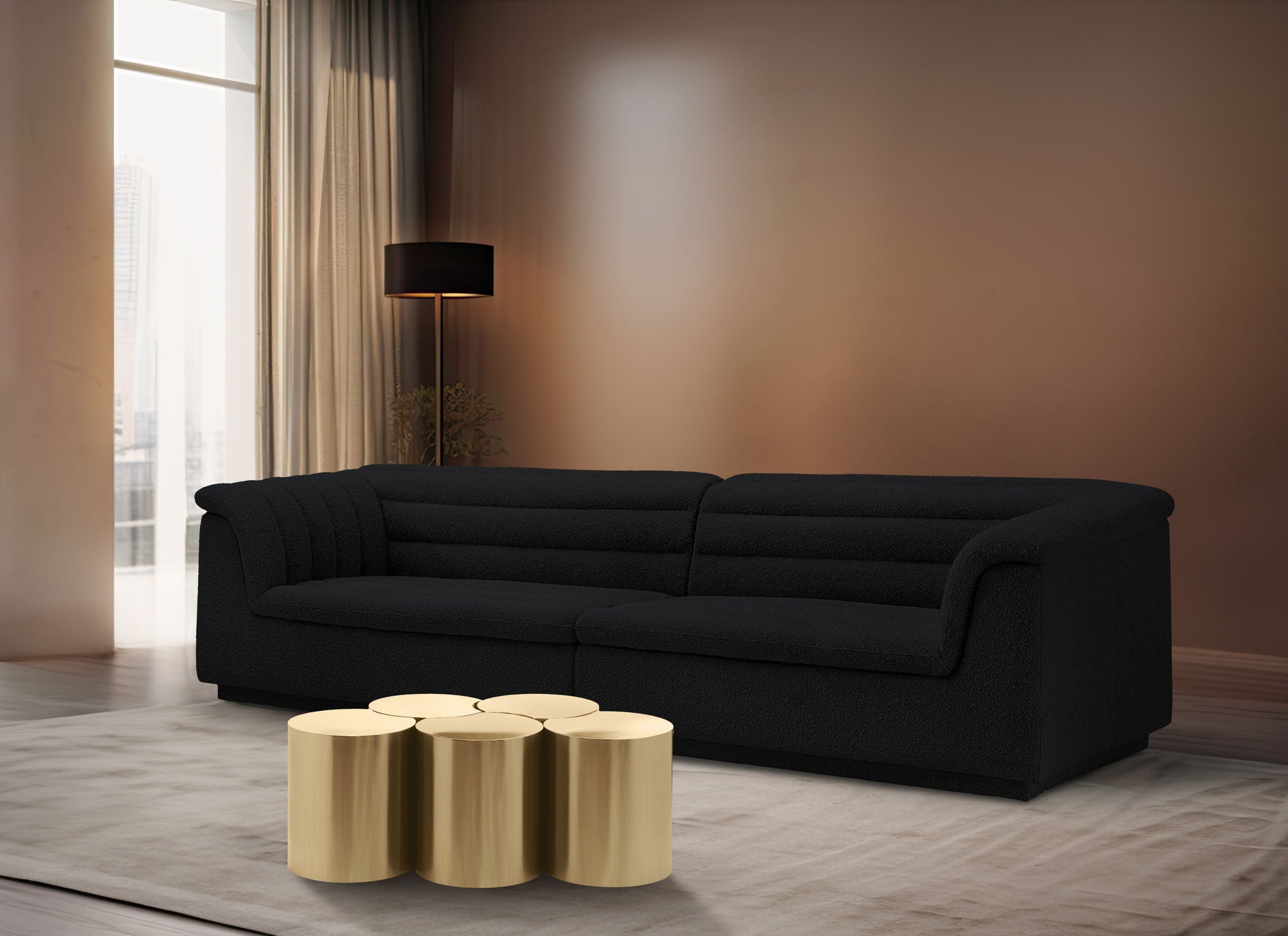 Dimple - 5 Piece Modular Coffee Table - Urban Living Furniture (Los Angeles, CA)