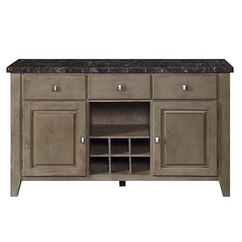 Charnell - Server - Marble & Oak Finish - Urban Living Furniture (Los Angeles, CA)