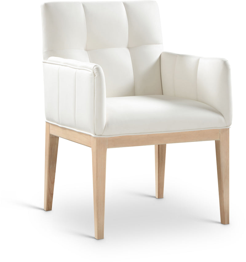 Adrian - Dining Arm Chair Set - Light Brown Legs