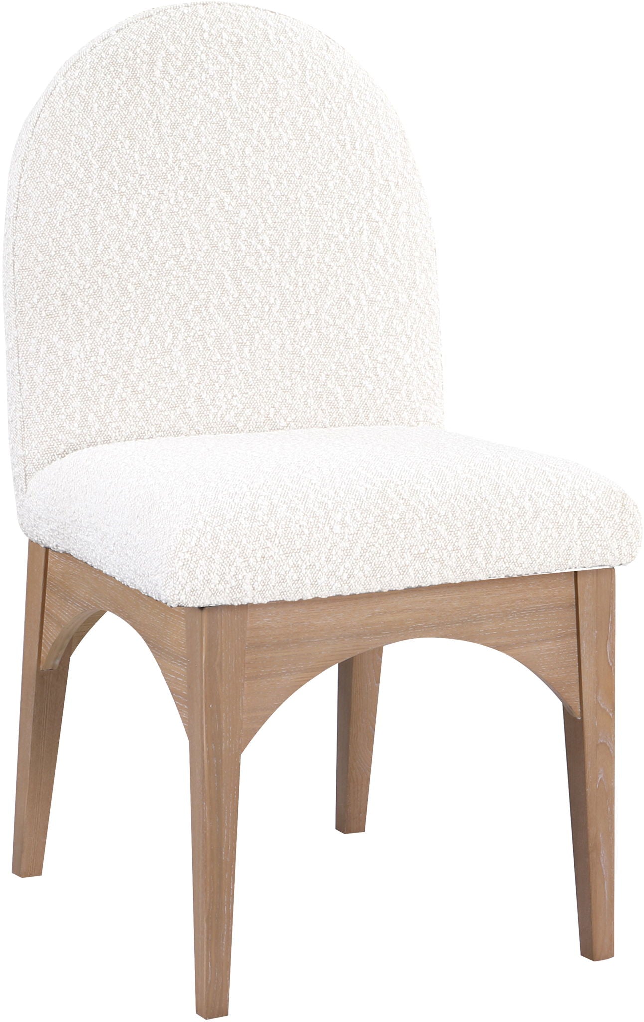 Waldorf - Boucle Dining Side Chair With Natural Legs - Urban Living Furniture (Los Angeles, CA)