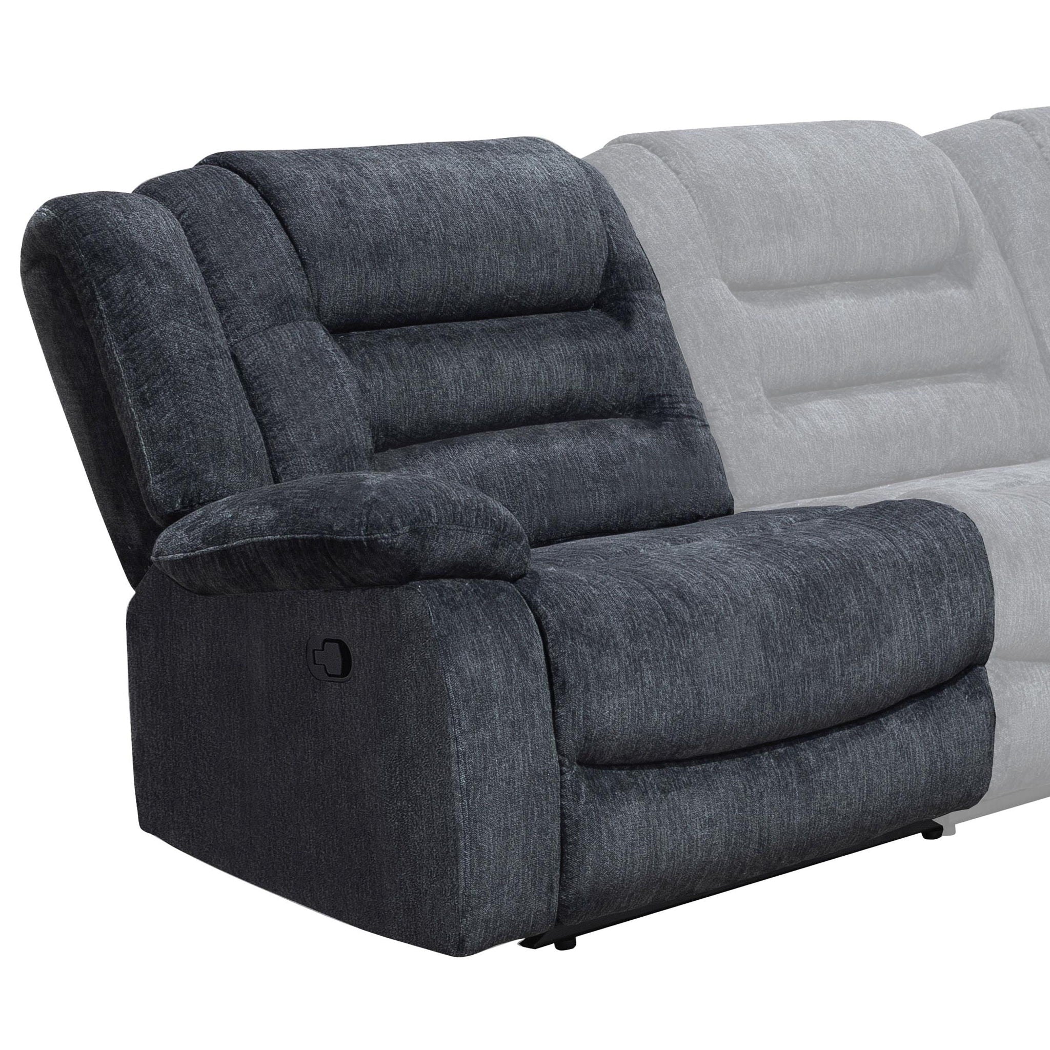 Bolton - Manual Left Arm Facing Recliner - Misty Storm - Urban Living Furniture (Los Angeles, CA)
