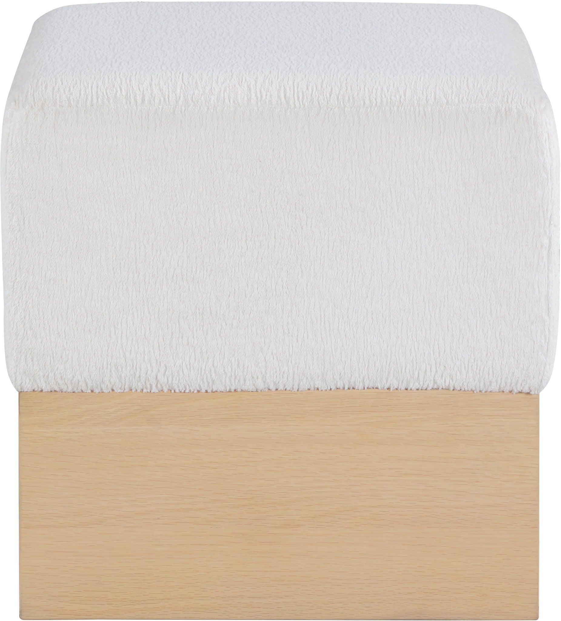 Havre - Ottoman / Stool With Natural Base - Urban Living Furniture (Los Angeles, CA)