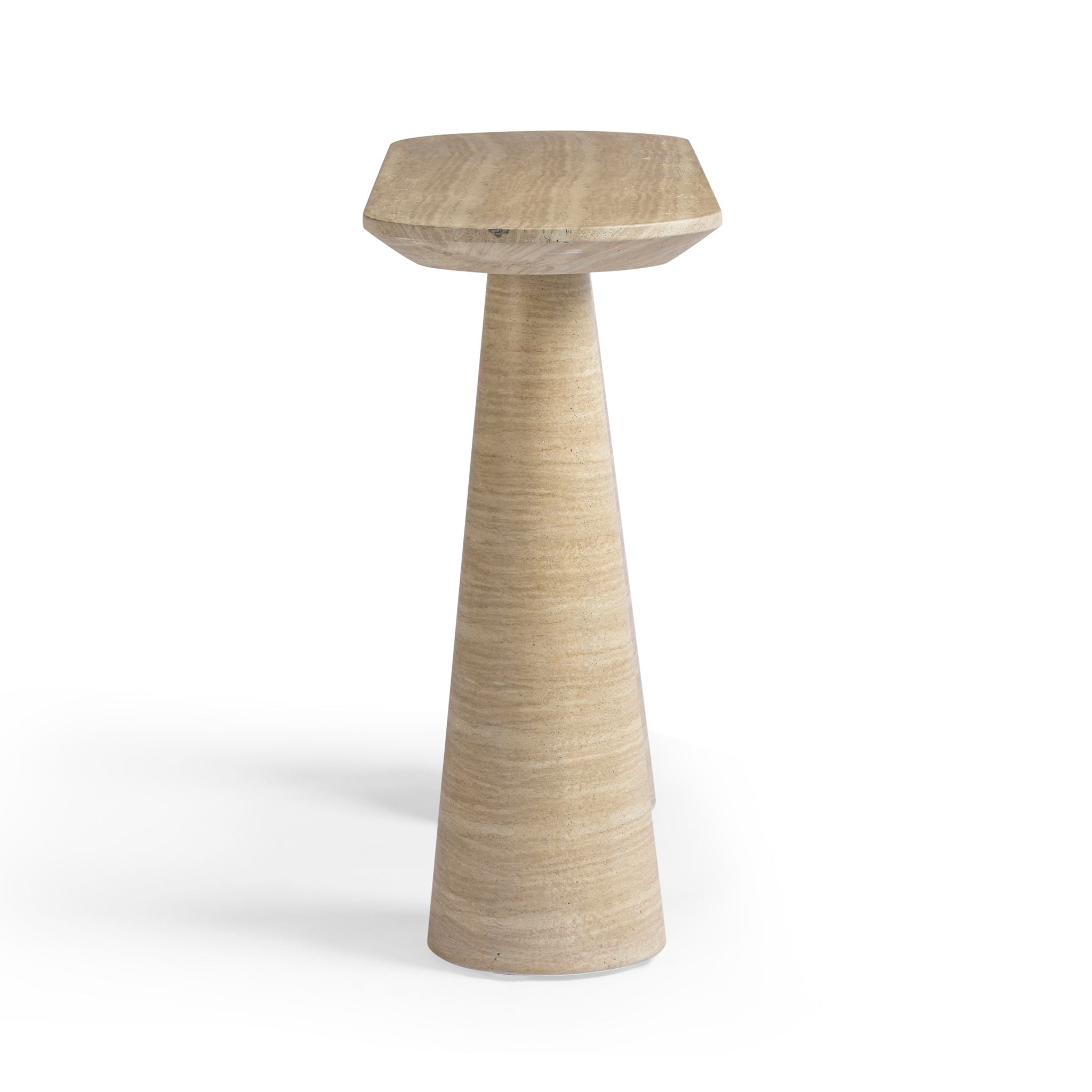 Sandra - Indoor / Outdoor Console Table - Travertine