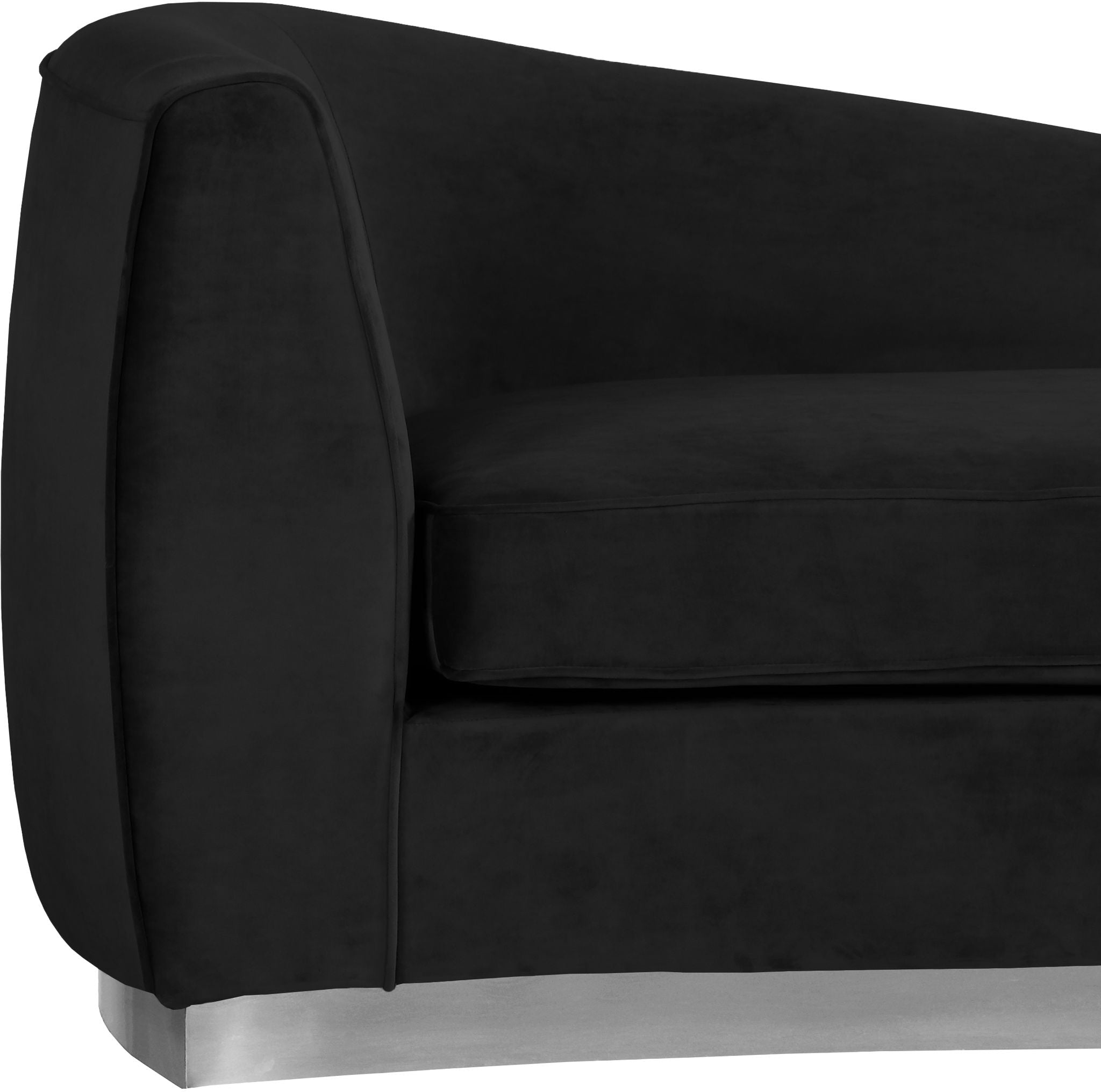 Julian - Chaise with Chrome Base - Urban Living Furniture (Los Angeles, CA)