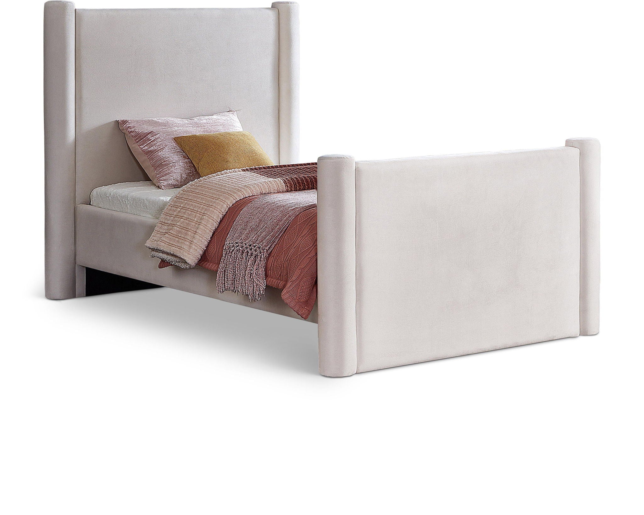 Elias - Velvet Bed - Urban Living Furniture (Los Angeles, CA)