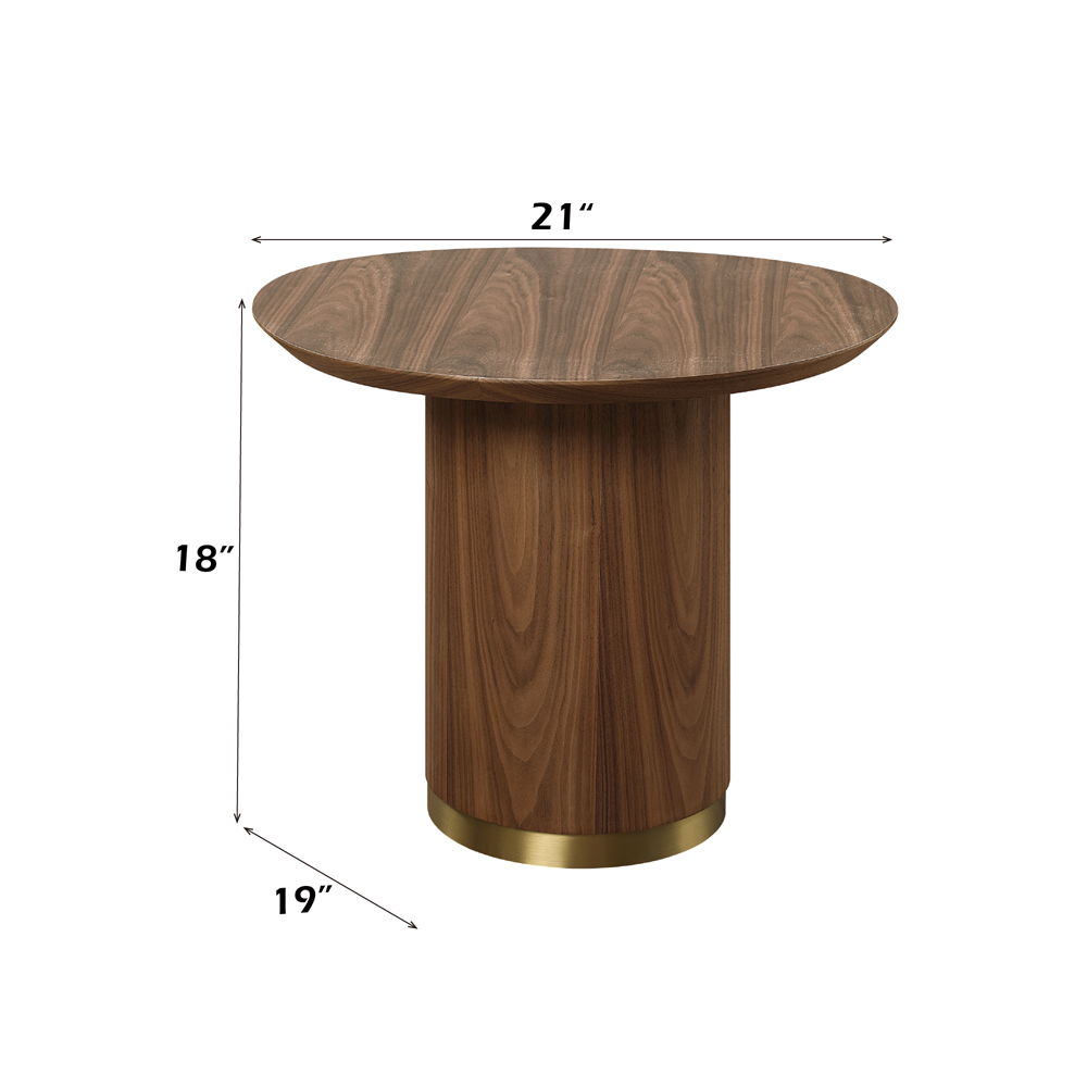 Willene - End Table - Walnut - Urban Living Furniture (Los Angeles, CA)