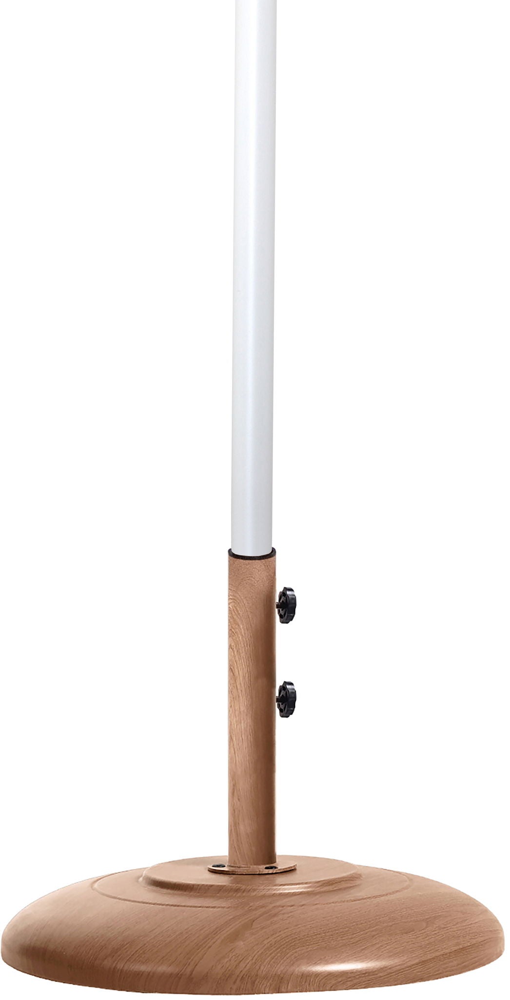 Fiji - Aluminum Patio Umbrella With Round Teak And White Base - Urban Living Furniture (Los Angeles, CA)